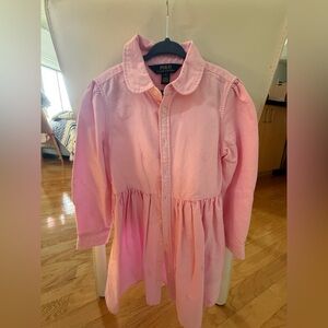 Polo Ralph Lauren Pony Cotton Shirtdress size 6